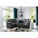 Eltap Lord II Dora Corner Pull-Out Sofa 190x243x105cm, Grey (LII_095)