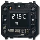 Abb RTC-F-2.1-1.PB-WL Wireless Room Thermostat/Wall Switch for Heating Black (2CKA006200A0116)