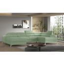 Eltap Lacante Poco Corner Pull-Out Sofa 202x354x92cm, Green (CO-LAC-RT-100PO)