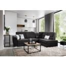 Eltap Siber Loco Corner Pull-Out Sofa 186x270x93cm, Grey (CO-SIB-RT-05LO)