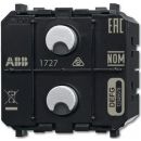 Abb SBA-F-1.1.PB.1-WL Wireless Sensor/Wall Switch for Blinds/Curtains 1/1-way Black (2CKA006200A0113)