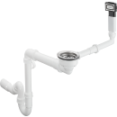 Sifons Hansgrohe D16-10 Virtuves Izlietnēm, Ar Izplūdi Un Pārplūdi Hroma (43927000)