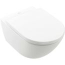 Villeroy & Boch Subway 3.0 Rimless Wall-Hung Toilet Bowl Without Seat, White (4670T0R1)