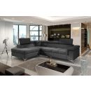 Eltap Eridano Inari Corner Pull-Out Sofa 202x275x90cm, Grey (ERI_31)