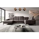 Eltap Neviro Savoi Corner Sofa 201x350x77cm, Grey (CO-NEV-RT-07SAV)