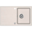 Virtuves izlietne Akvasanita Silica SQ101-110AW, Iebūvējamā, Akmens masa, Brūna (502224422)
