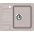 Virtuves izlietne Aquasanita Helika Notus SQ102-110AW, Iebūvējamā, Akmens masa, Brūna (502188417)