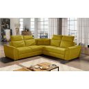 Eltap Federico Omega Corner Pull-Out Sofa 268x268x102cm, Yellow (Fed_25)