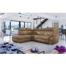 Eltap Loreto Monolith Corner Pull-Out Sofa 60x260x102cm, Brown (Lor_34)