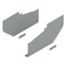 BLUM AVENTOS HS Decorative Cover Set, Light Grey (New) (20S8020 HGR)