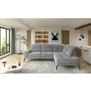 Eltap Theodore Corner Sofa 200x275x77cm, Grey (CO-THE-RT-04SO)