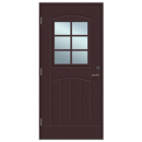 Viljandi Gracia VU-T1 6R Exterior Door, Brown, 888x2080mm, Left (510020)