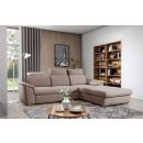 Eltap Trevisco Solar Corner Pull-Out Sofa 216x272x100cm, Beige (Tre_59)