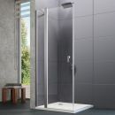 Huppe Design Pure 100cm Shower Door Transparent, Chrome (8P0706092322)