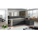 Eltap Rico Soro/Corner Pull-Out Sofa 55x250x85cm, Grey (R28)