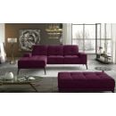 Eltap Torrense MatVelvet Corner Sofa 53x265x98cm Violet (Tor_55)