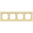 Siemens Delta Miro Surface-Mounted Frame 4-gang, Light Beige (5TG1104-3)