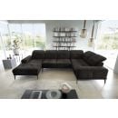 Eltap Neviro Loco Corner Sofa 201x350x77cm, Grey (CO-NEV-RT-05LO)