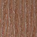 Organic Glass Polystyrene with Textured Surface, UV-Free, Indoor, 2.5mm, 1000x500mm, Wood Grain - Bronze