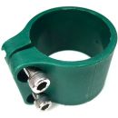 Panel Mounting Bracket for Profiled Post Ø48mm, Green (001571)
