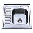 Virtuves izlietne Tredi DM-6060, Iebūvējamā, Nerūsējošā tērauda, labā (21423)