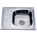 Virtuves izlietne Tredi DM-6050, Iebūvējamā, Nerūsējošā tērauda (21429)