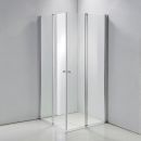 Vento Prato 90x90cm H=190cm A622-9 Square Shower Enclosure Without Tray, Chrome (44226) NEW