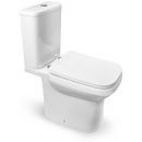 Vento Bergen Toilet with Horizontal (90°) Outlet, with Soft Close Seat, White (34155)