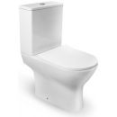 Vento Norberg Toilet Pod with Horizontal (90°) Outlet, with Lid, White (34156)