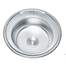 Virtuves izlietne Tredi D-51, Iebūvējamā, Nerūsējošā tērauda (21435)