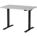 Martin Electric Height Adjustable Desk 100x60cm Black/Stone Grey (28-0706-10)