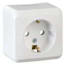 Schneider Electric Prima Earthed Socket Outlet, IP20, White (WDE001080)