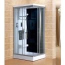 Vento Sicilia ZS-9657L 100x80cm Massage Shower Cabin Silver, Left Side, (44183)