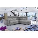 Eltap Loreto Monolith Corner Pull-Out Sofa 60x260x102cm, Grey (Lor_11)