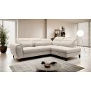 Eltap Noble Inari Corner Pull-Out Sofa 201x255x100cm, Beige (CO-NOB-RT-22IN)