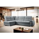 Eltap Sado Velvetmat Corner Pull-Out Sofa 192x272x95cm, Grey (CO-SAD-LT-04VE)