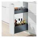 Blum Legrabox Space Twin Inner Drawer, M+C-Pure, 550mm, Orion Grey (53.55.02.13)