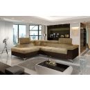 Eltap Eridano Berlin/Soft Corner Pull-Out Sofa 202x275x90cm, Beige (ERI_45)