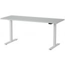 Martin Electric Height Adjustable Desk 160x60cm White/Stone Grey (28-0701-10)