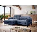 Eltap Lorelle Omega Corner Pull-Out Sofa 160x225x105cm, Blue (Lore_102)