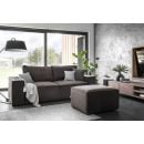 Eltap Pull-Out Sofa 260x104x96cm Universal Corner, Brown (SO-SILL-22VE)