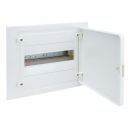 Hager VFPD Surface-Mounted Distribution Board with White Doors, White IP44
