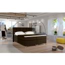 Eltap Basilio Continental Bed 160x200cm, With Mattress, Brown (BBO_07_1.6)