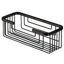 Полка для ванной комнаты Gedy Wire 25.2x10.2x8.6 см, черная (2419-14)