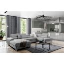 Eltap Lacante Gojo Corner Pull-Out Sofa 202x354x92cm, Grey (CO-LAC-RT-04GO)