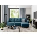 Eltap Roxi Savoy Corner Pull-Out Sofa 165x240x90cm, Blue (CO-ROX-U-38SAV)