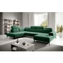 Eltap Bretan Lux Corner Sofa 205x350x107cm, Green (CO-BRE-LT-35LU)