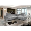 Eltap Eridano Monolith Corner Pull-Out Sofa 202x275x90cm, Grey (ERI_11)