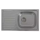 Virtuves izlietne Thema Lux AS07, Iebūvējamā, Nerūsējošā tērauda (501782734)