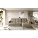 Eltap Roxi Cloud Corner Pull-Out Sofa 165x240x90cm, Brown (CO-ROX-U-20NU)